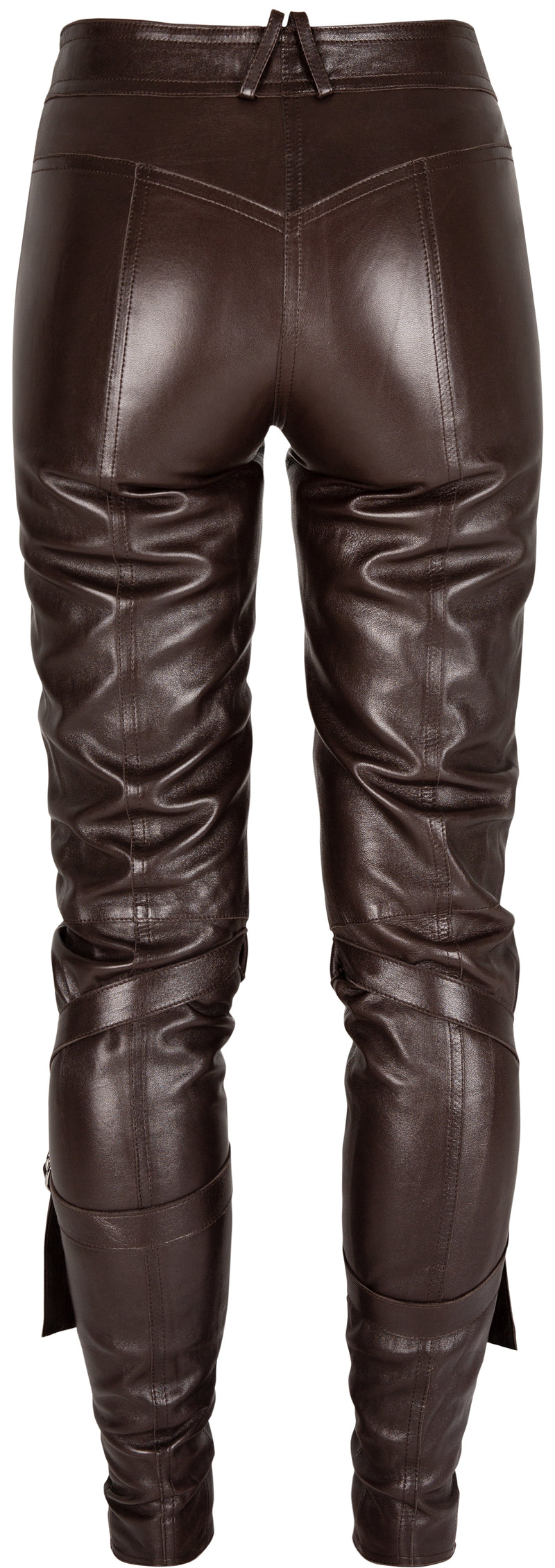 Christian Dior Fall 2003 Runway Leather Lace-Up Pants