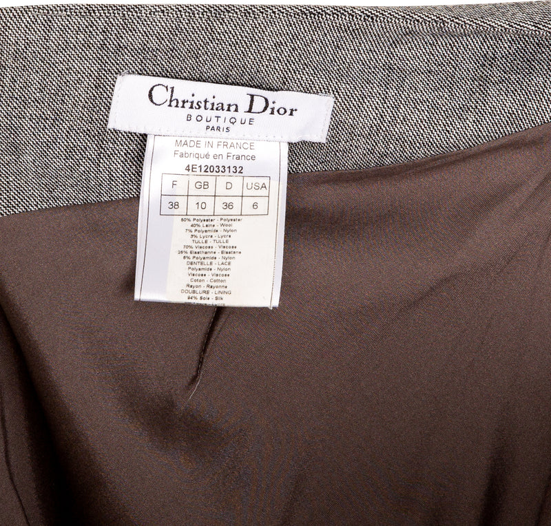 Christian Dior Spring 2004 Runway Ruched Skirt