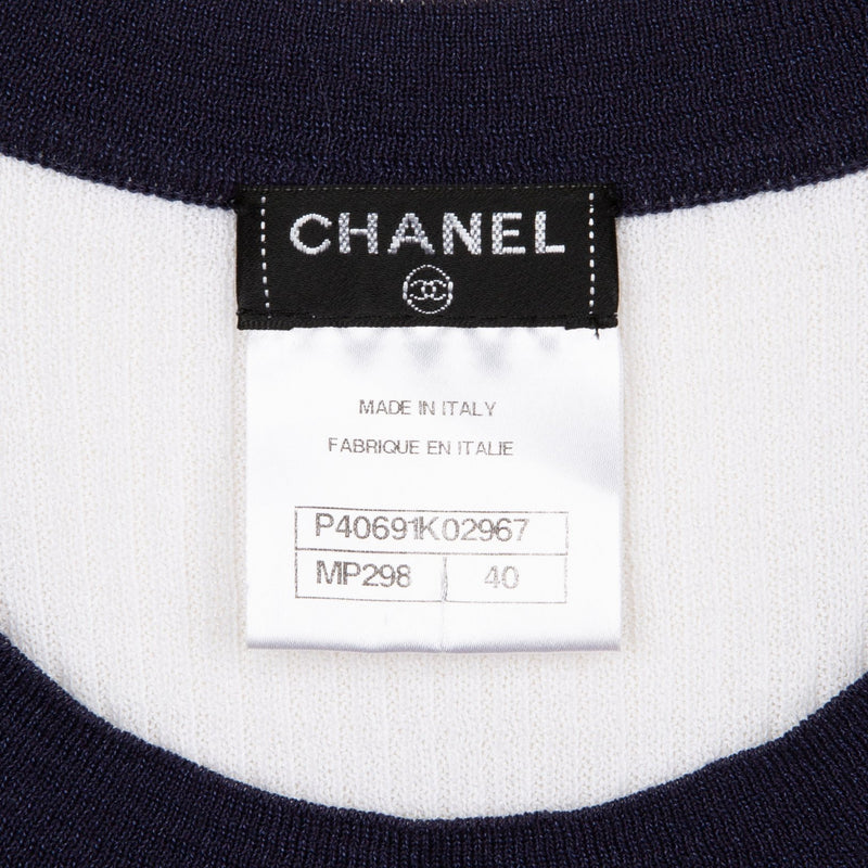 Chanel Spring 2011 Graffiti Logo Knit Dress