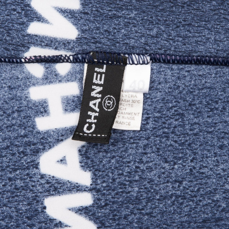 Chanel Spring 1997 Navy Logo One-Piece