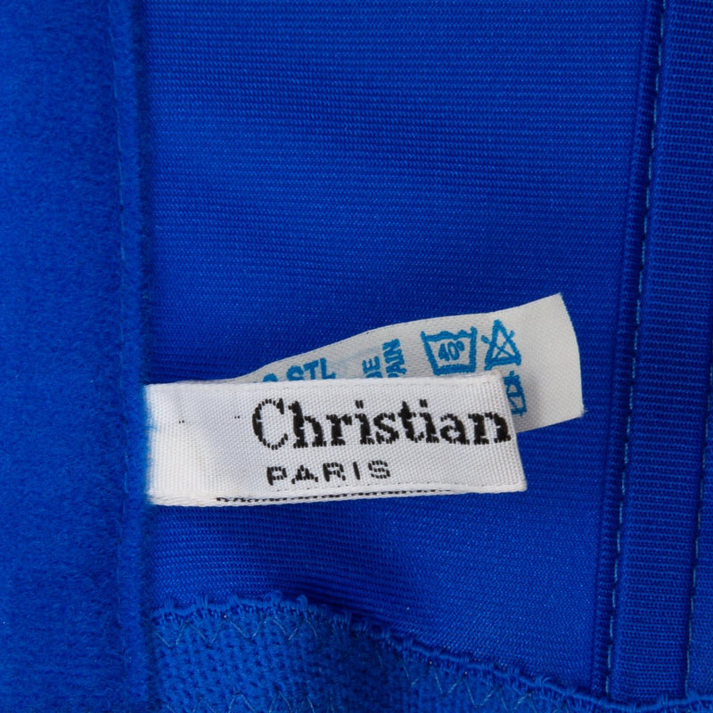 Christian Dior Cobalt Logo Bustier Top