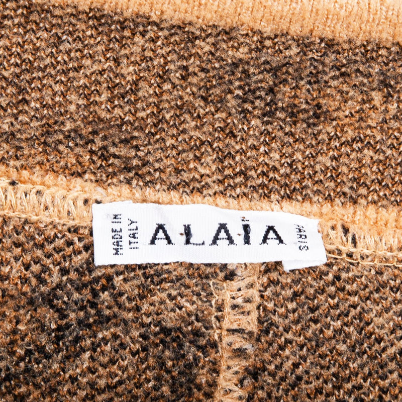 Alaïa Fall 1991 Runway Leopard Knit Pencil Skirt
