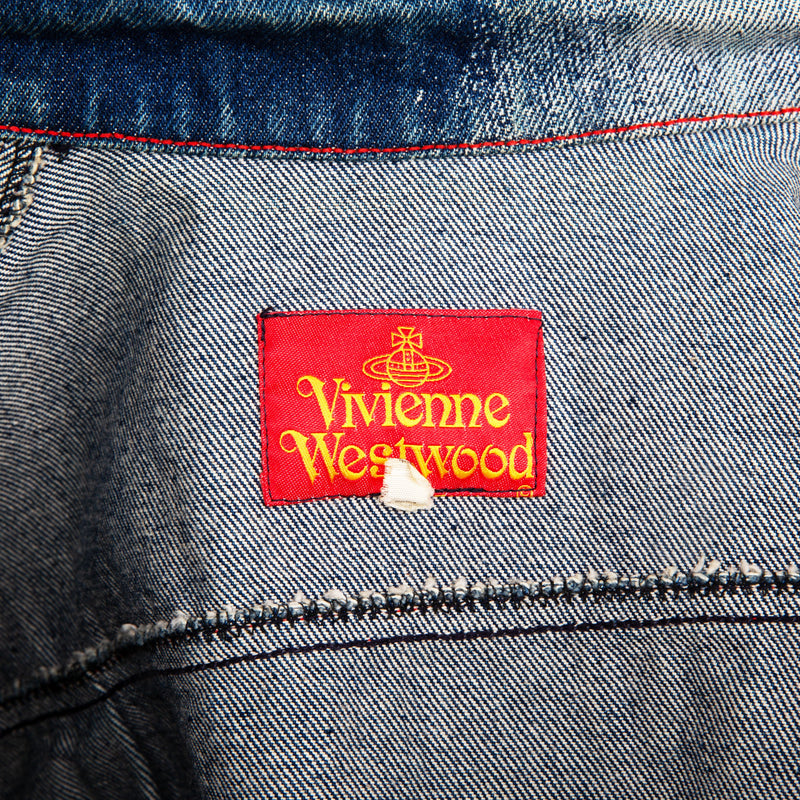 Vivienne Westwood Fall 1992 Always On Camera Marlene Dietrich Denim Jacket