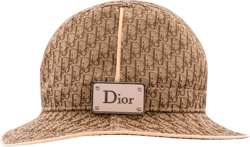 Christian Dior Diorissimo Logo Bucket Hat