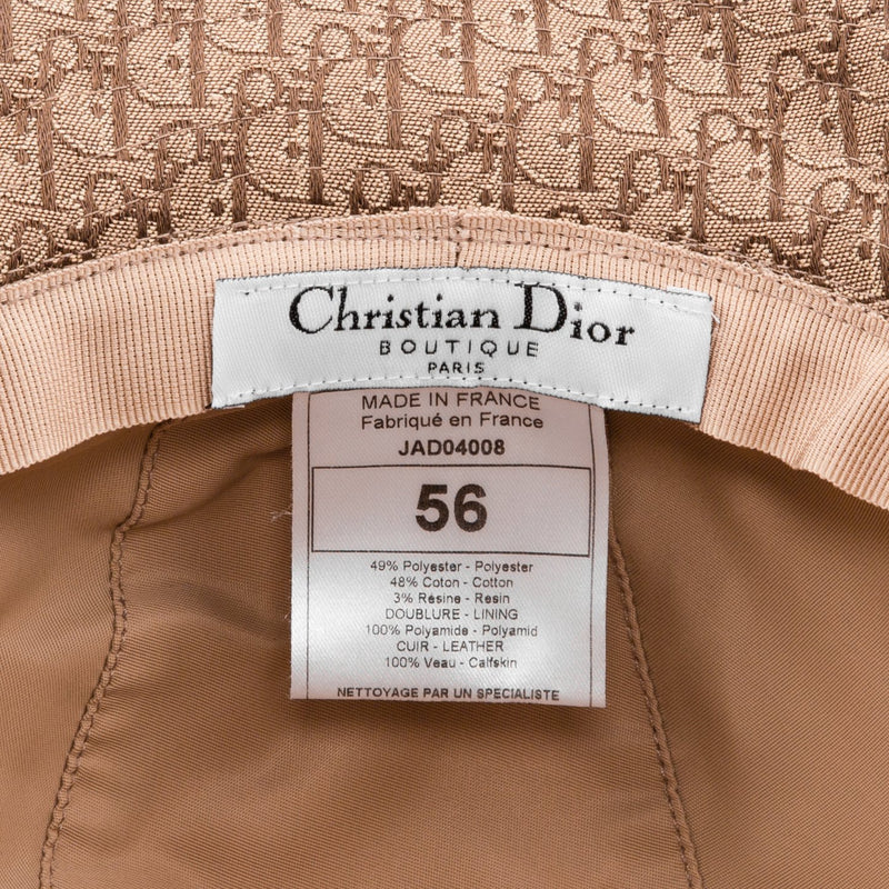 Christian Dior Diorissimo Logo Bucket Hat