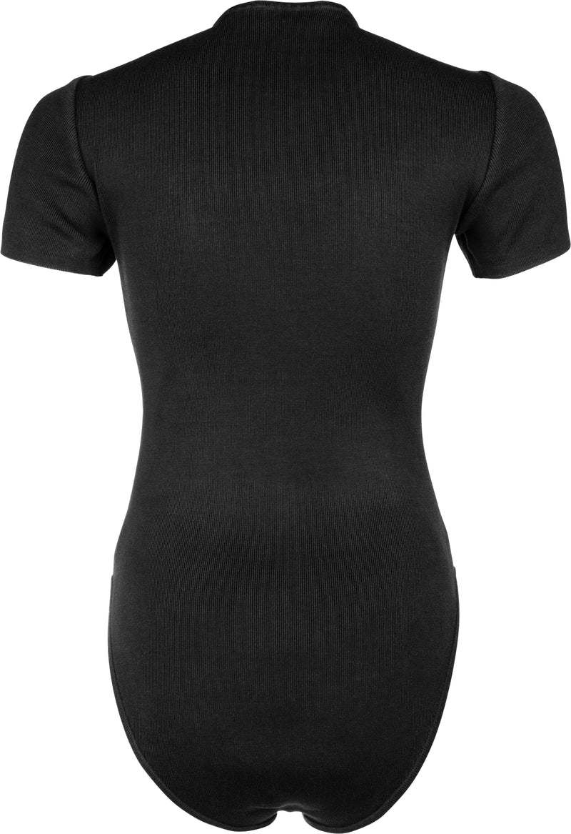 Chanel Spring 1992 Embroidered Logo Front One-Piece