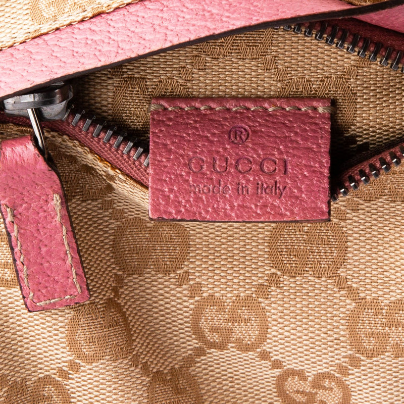 Gucci Monogram Canvas Crossbody Belt Bag