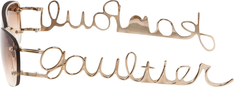 Jean Paul Gaultier Cursive Logo Sunglasses