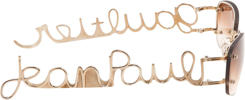 Jean Paul Gaultier Cursive Logo Sunglasses