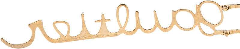 Jean Paul Gaultier Cursive Logo Sunglasses