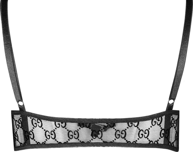 Gucci Spring 1998 Runway Monogram Swarovski Embellished Bra
