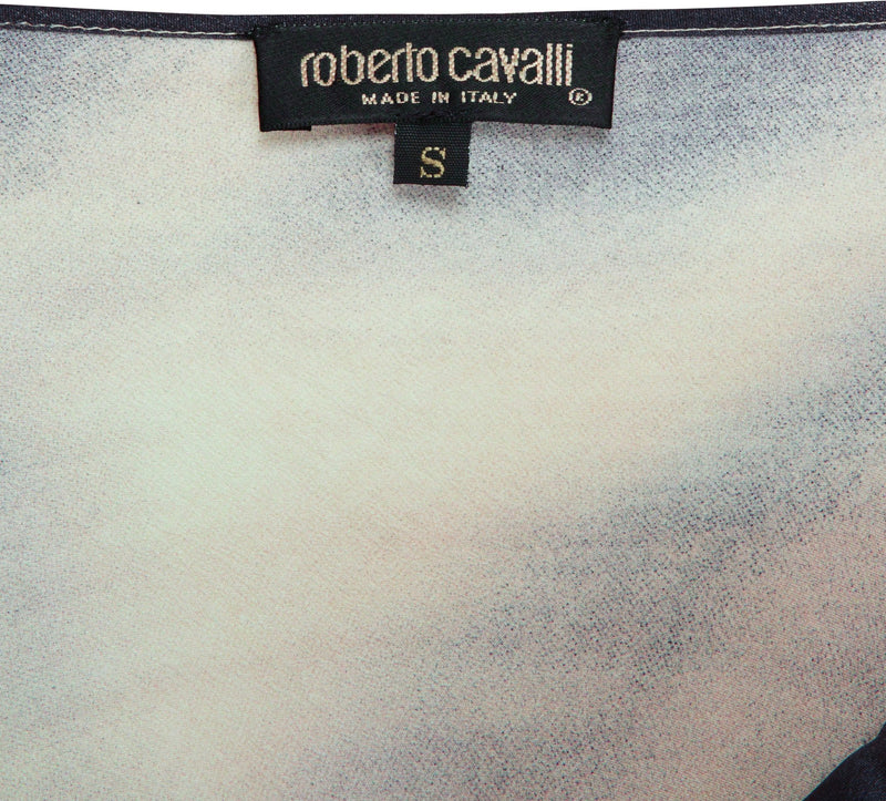Roberto Cavalli Fall 2000 Runway Silk Tiger Gown