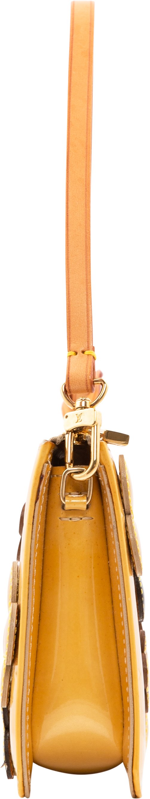 Louis Vuitton Vernis Lexington Fleurs Pochette Bag