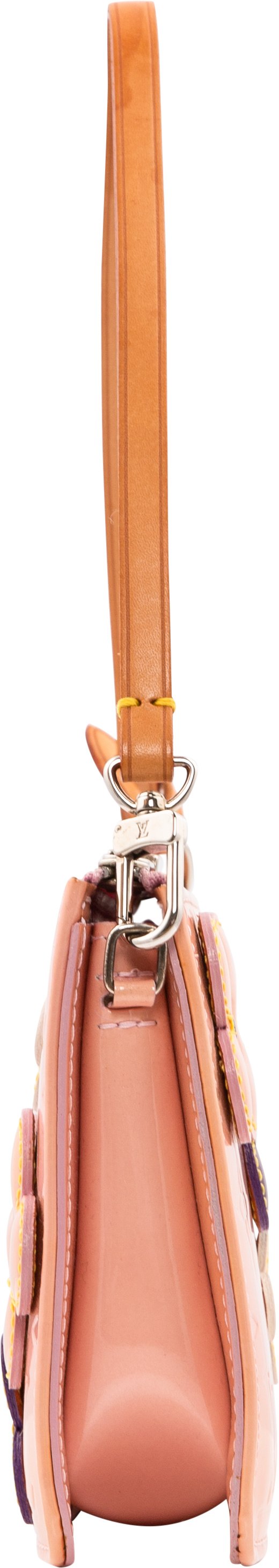 Louis Vuitton Vernis Lexington Fleurs Pochette Bag