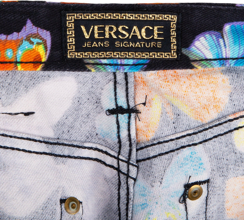 Gianni Versace Spring 1995 Butterfly Jeans