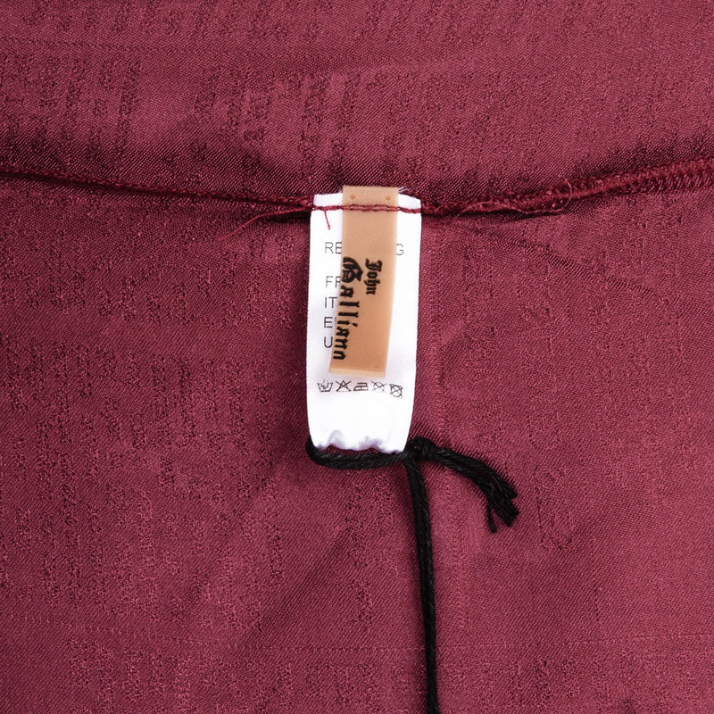 John Galliano Gazette Newspaper Printed Robe