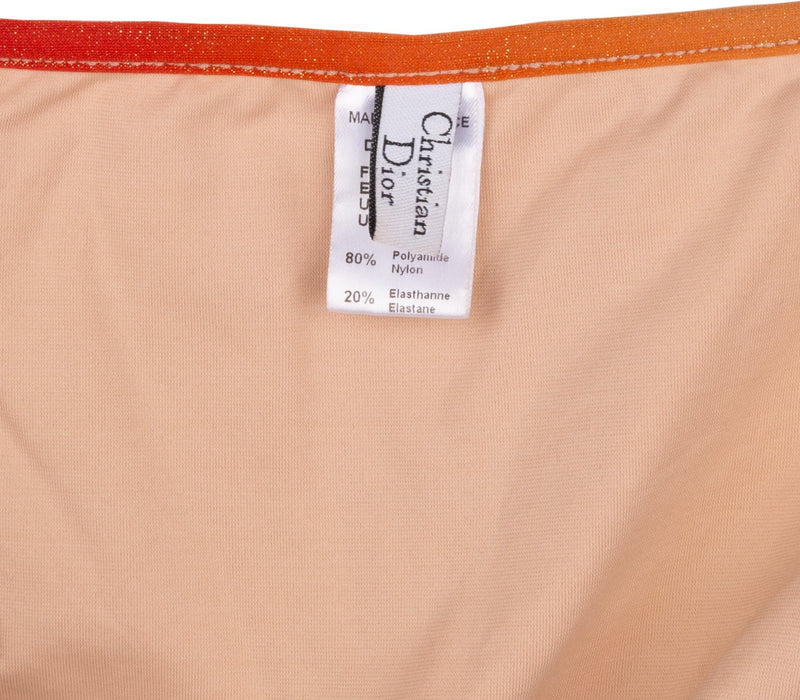 Christian Dior Embellished Logo Ombré Bikini