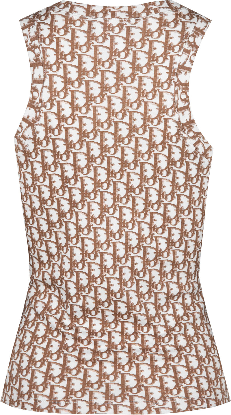 Christian Dior Beige Diorissimo Tank Top