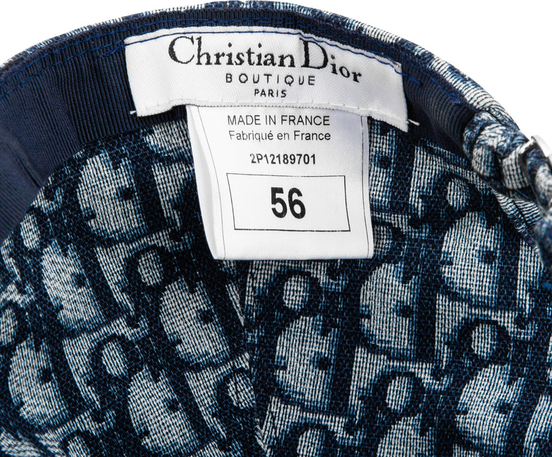 Christian Dior Navy Diorissimo Hat
