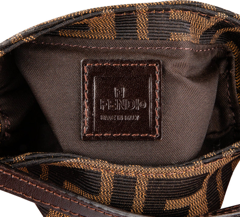 Fendi Zucca Mini Croissant Pochette Bag