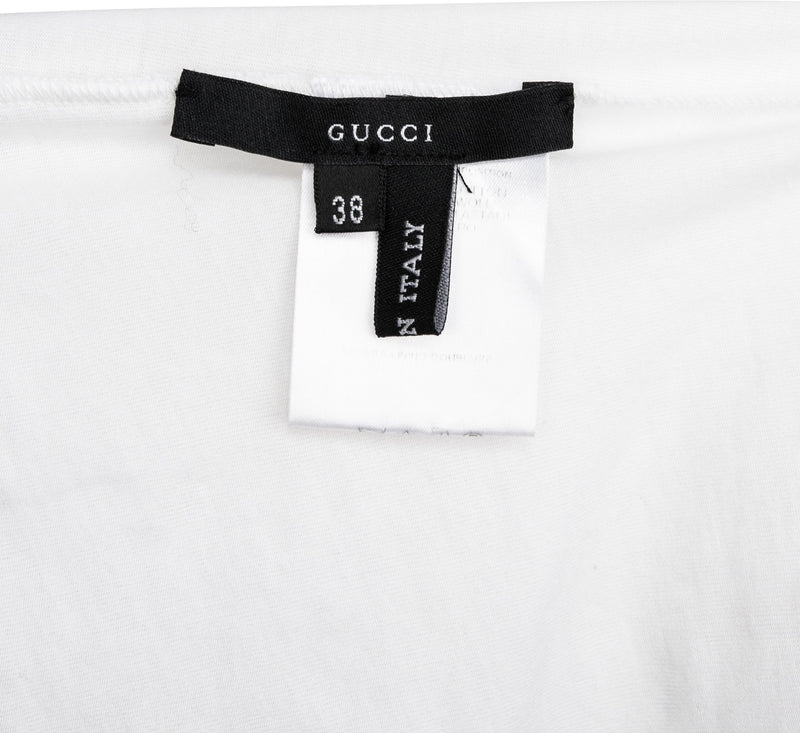 Gucci Spring 2001 Runway Twisted Crop Top