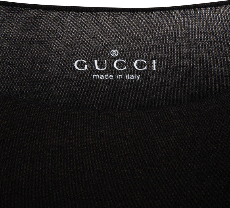 Gucci Spring 2001 Runway Twisted Crop Top