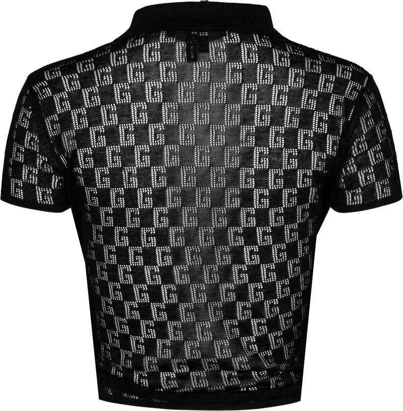 Gucci Transparent G Logo Crop Top