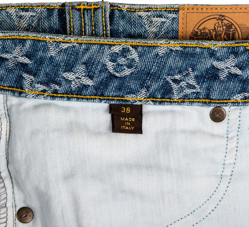Louis Vuitton Monogram Denim Shorts