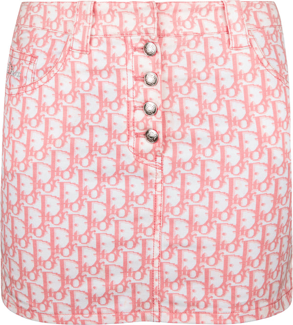 Christian Dior Spring 2004 Diorissimo Girly Mini Skirt