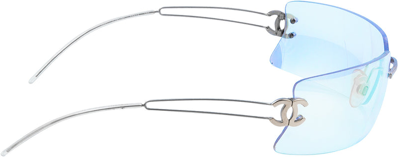 Chanel Iridescent Logo Mirror Sunglasses