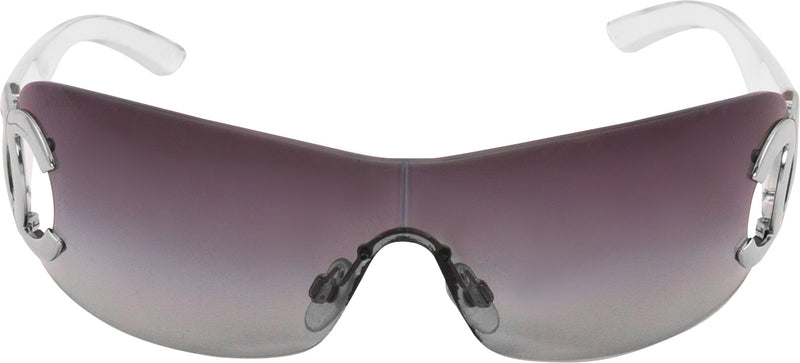 Chanel Rimless Shield Logo Sunglasses