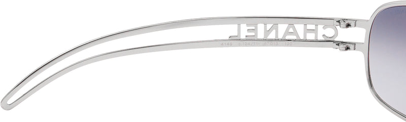 Chanel Wrap Logo Frame Sunglasses