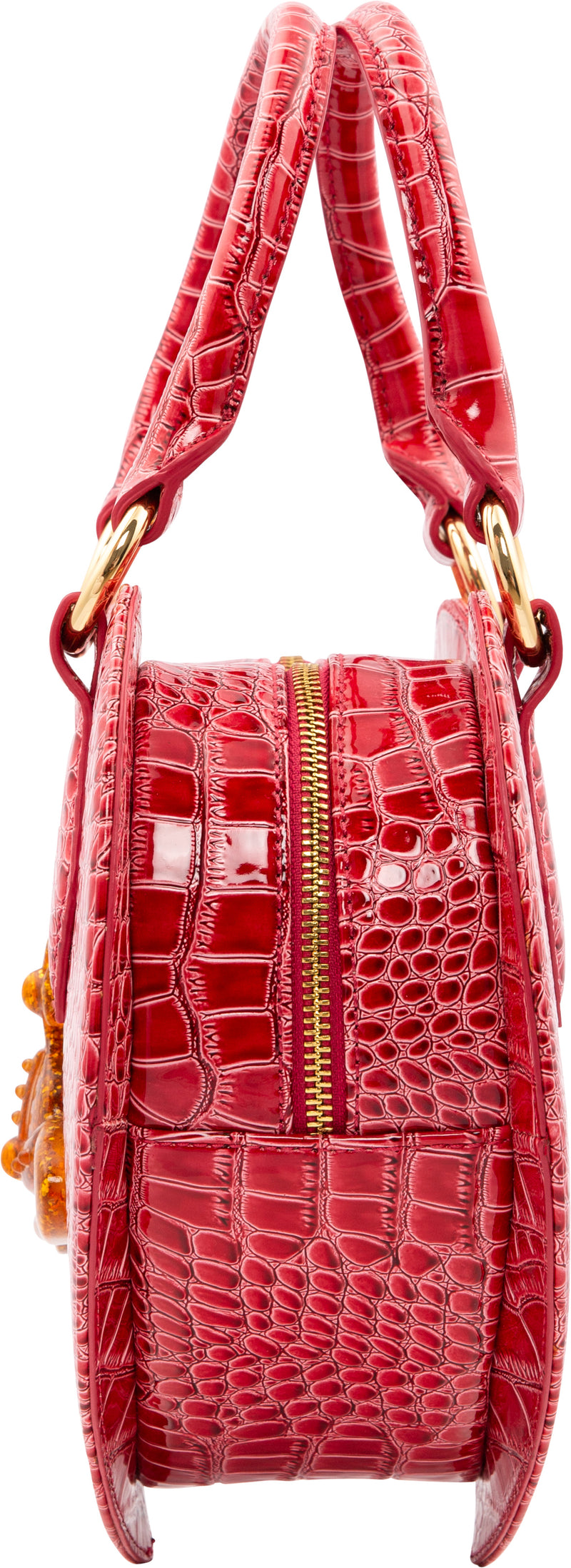 Vivienne Westwood Leather Embossed Heart Bag