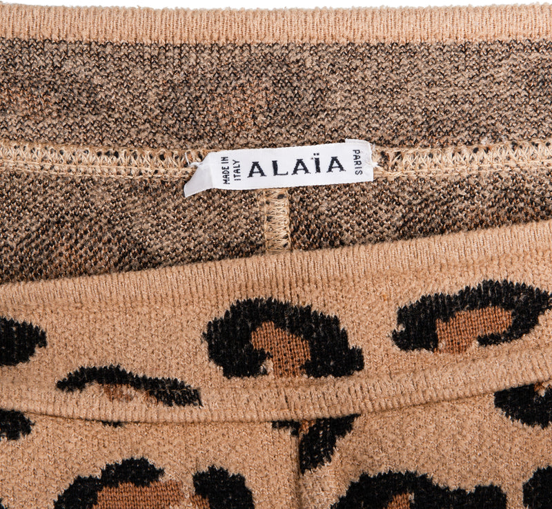 Alaïa Iconic Fall 1991 Runway Printed Ensemble