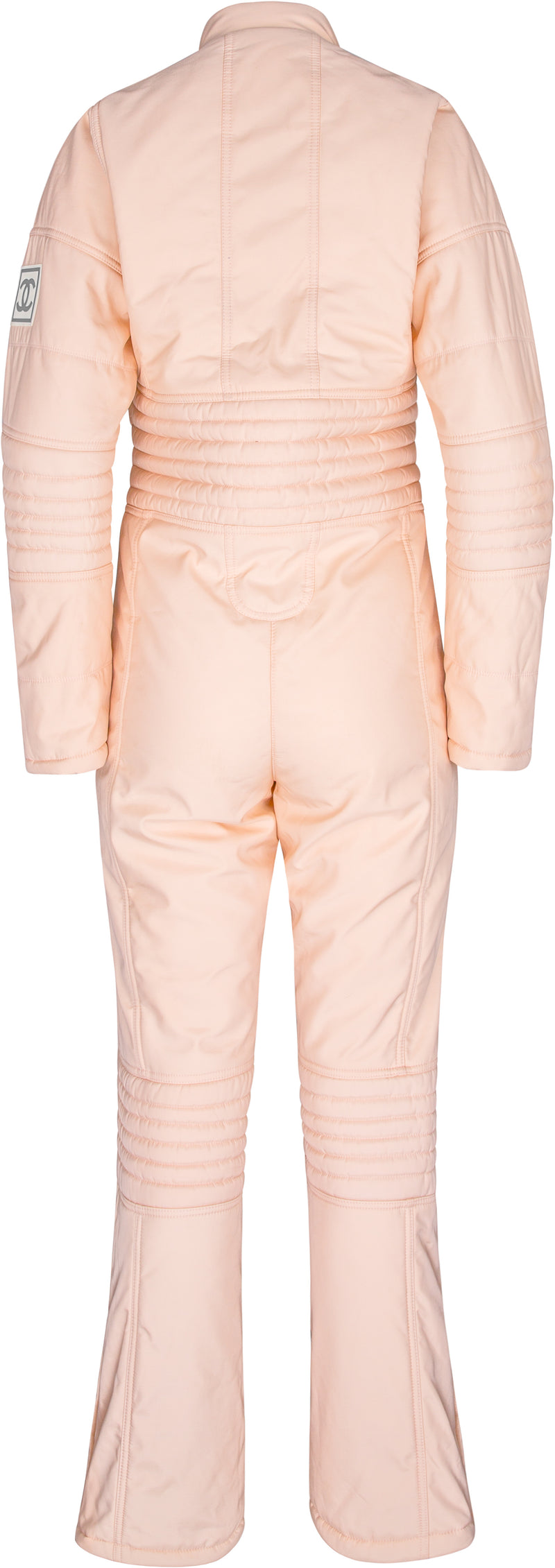 Chanel Fall 2001 Runway Logo Quilted Ski Suit