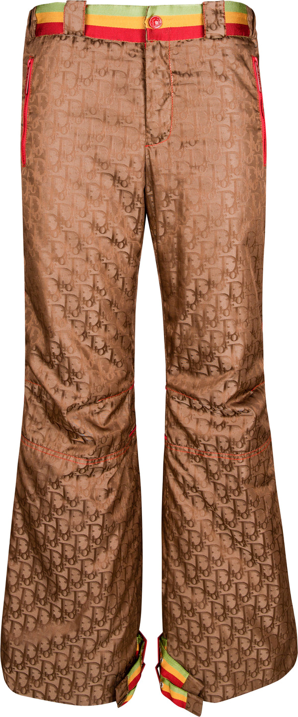 Christian Dior Rasta Puffer Ski Pants
