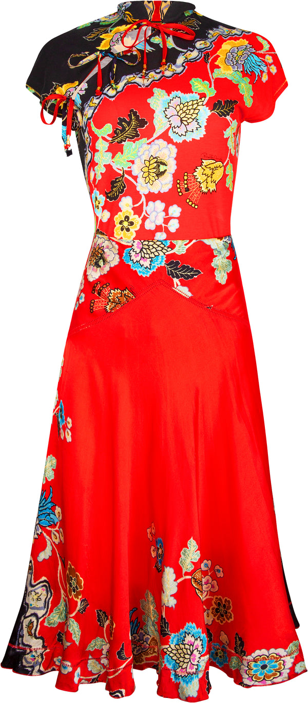 Roberto Cavalli Spring 2003 Printed Top Skirt Set