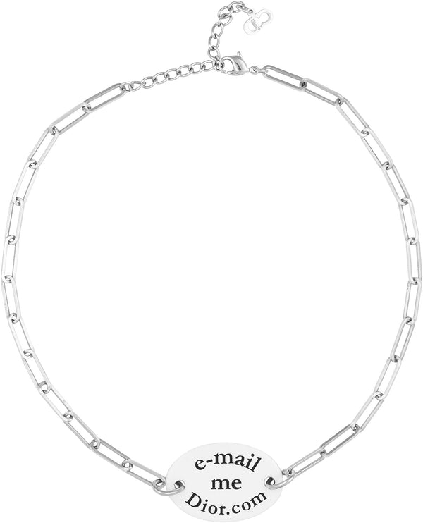 Christian Dior J'Adore Dior Email Choker Necklace