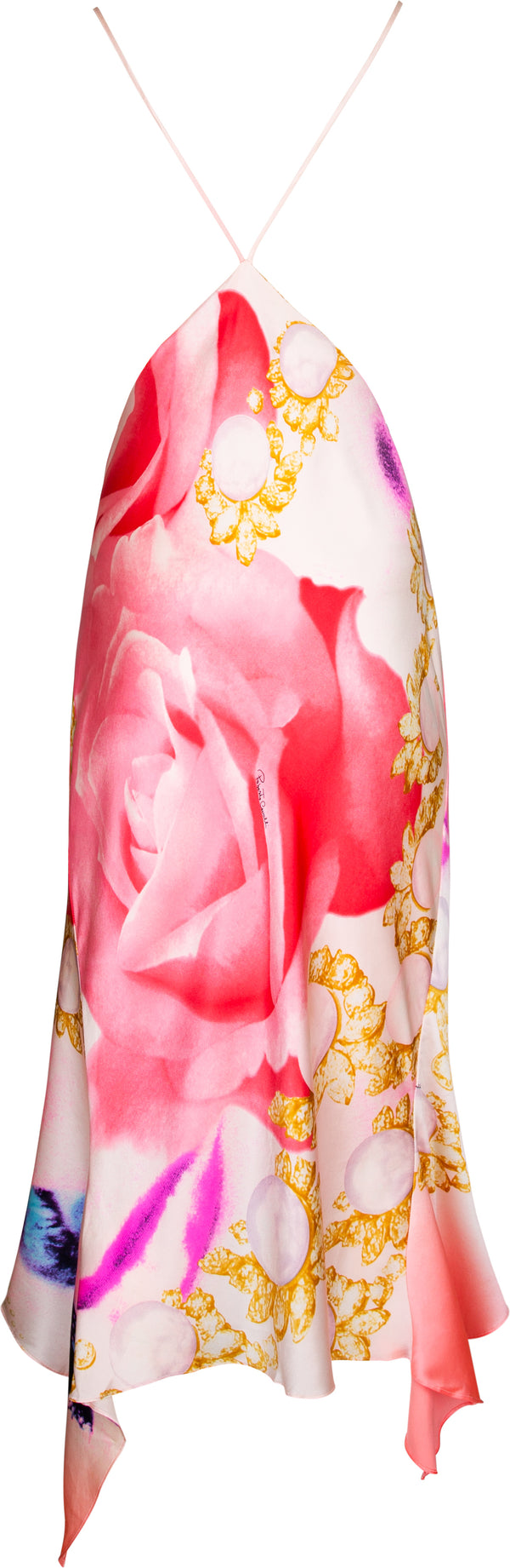 Roberto Cavalli Spring 2001 Silk Printed Dress