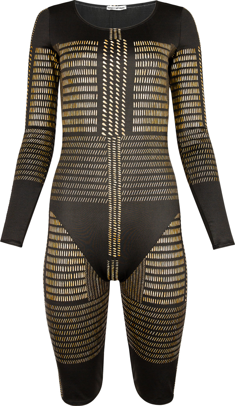 Issey Miyake Spring 1992 Runway Printed Jumpsuit