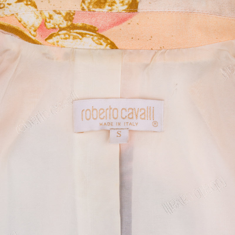 Roberto Cavalli Spring 2001 Runway Printed Suit