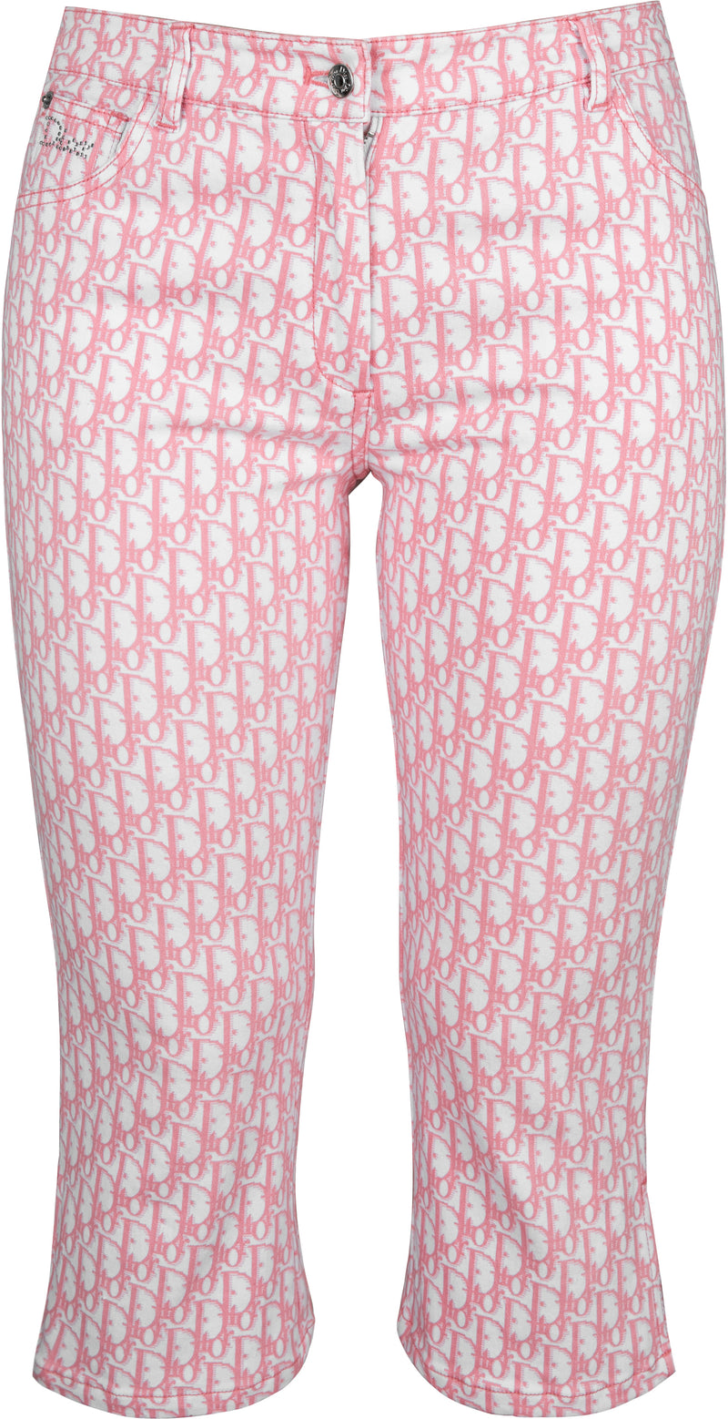 Christian Dior Diorissimo Girly Embellished Cropped Pants