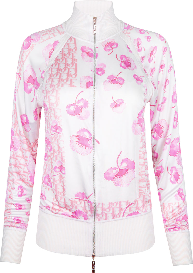 Christian Dior Resort 2005 Logo Flowers Track Jacket