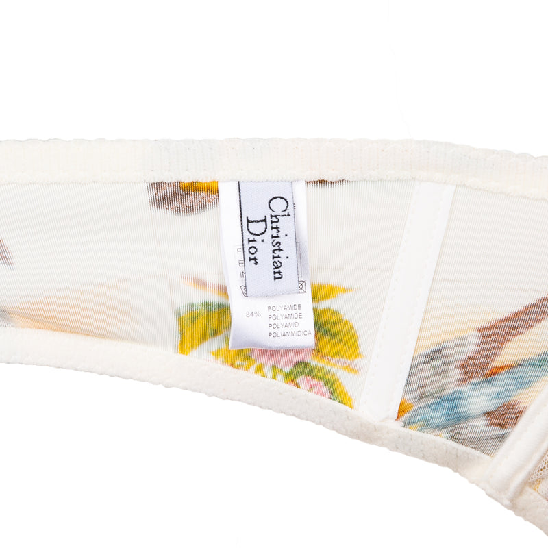 Christian Dior Spring 2002 Runway Stamp Printed Bikini Set