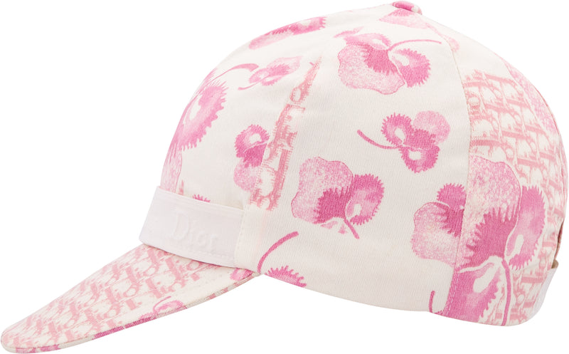 Christian Dior Diorissimo Resort 2005 Logo Flowers Hat