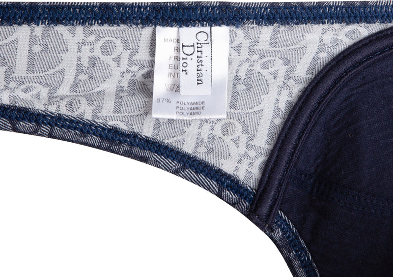 Christian Dior Navy Diorissimo Bikini Set