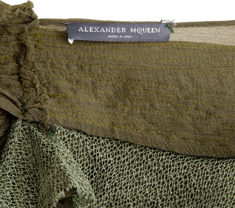 Alexander McQueen Spring 2003 Runway Irere Shipwreck Tunic Top