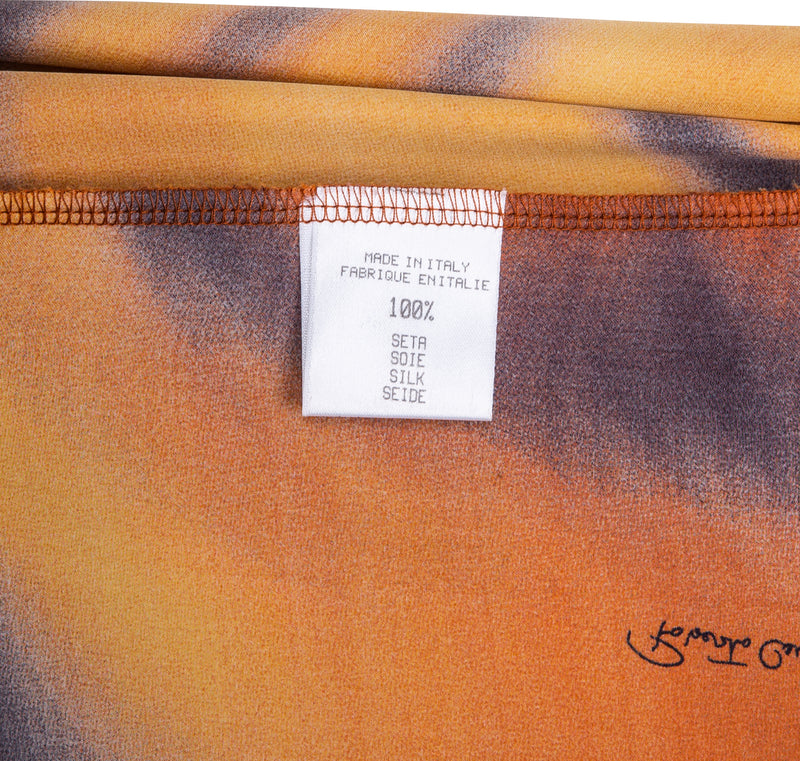 Roberto Cavalli Fall 2000 Runway Silk Printed Gown