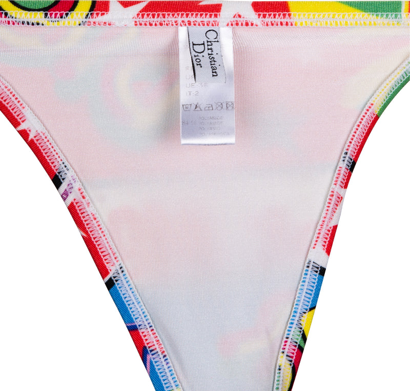 Christian Dior Multicolor Rasta Mania G-String
