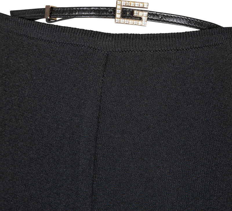 Gucci Spring 1998 Runway G-String Embellished Skirt